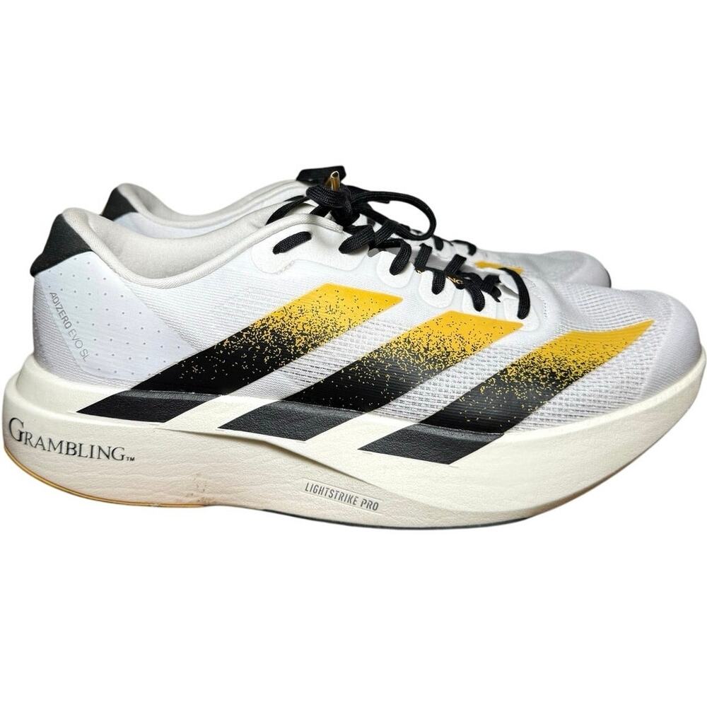 Adidas Adizero Evo SL Grambling State Tigers Running Shoes Men 8.5